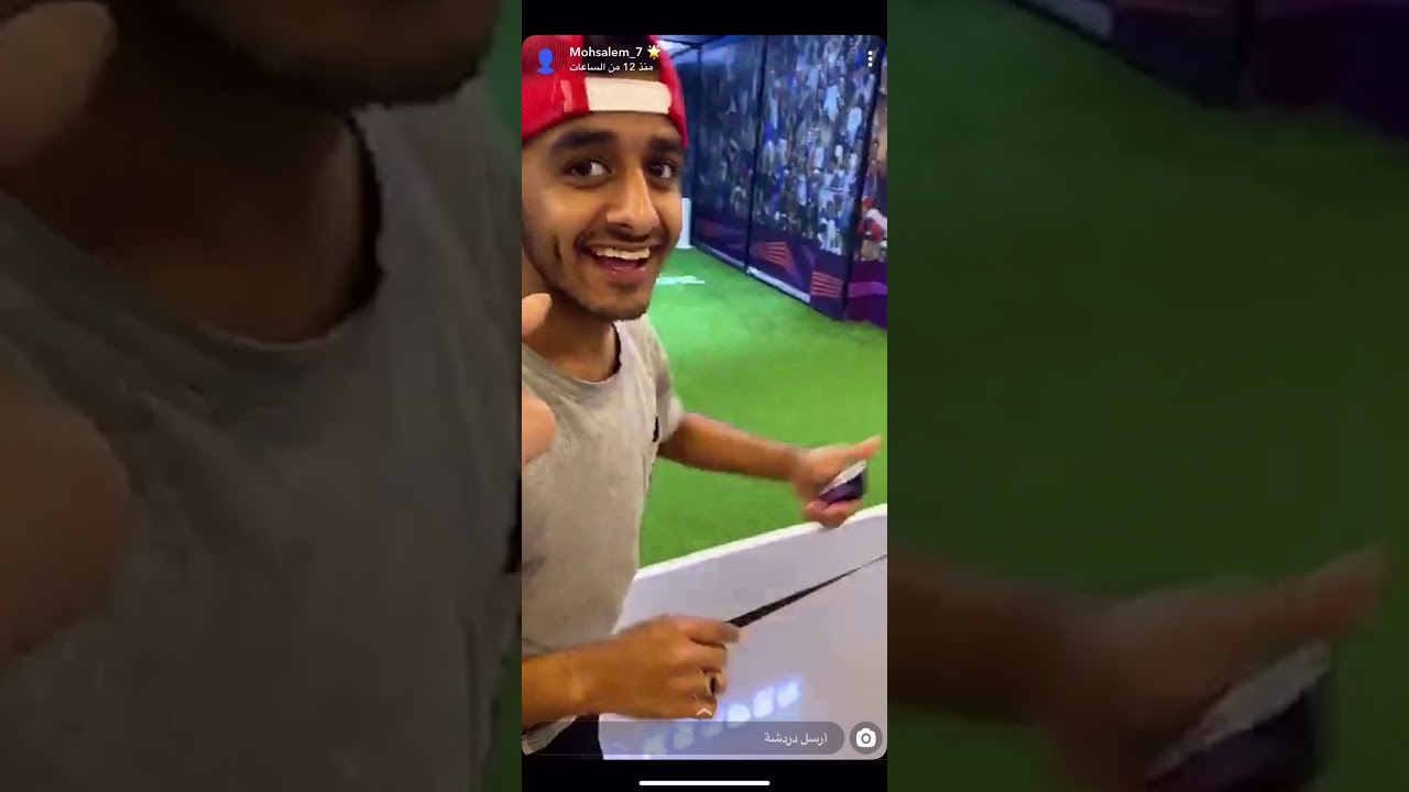 سنابات محمد سالم مراد سالم محمد بابطين في المخيم مع العيال