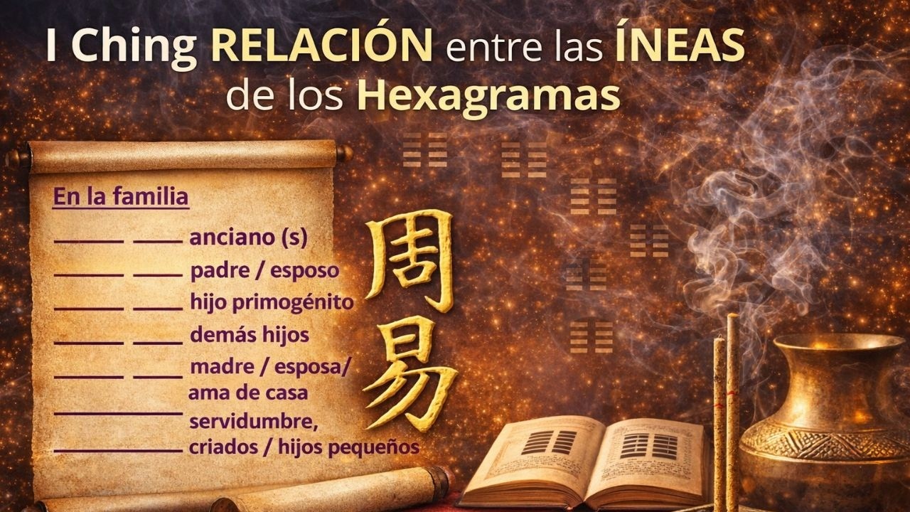 I Ching RELACIÓN entre las LÍNEAS de los hexagramas
