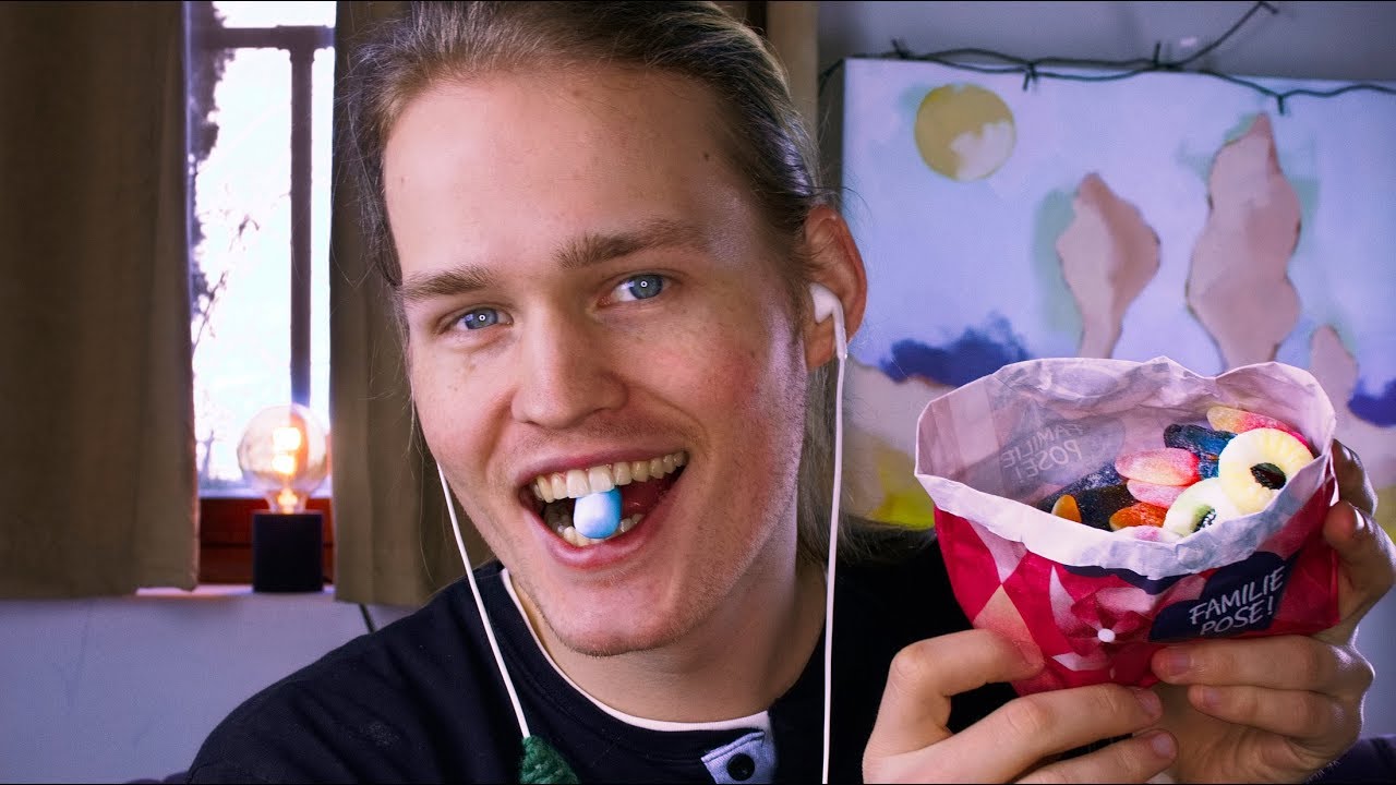 ASMR Eating DELICIOUS Norwegian Candy & Whispering!