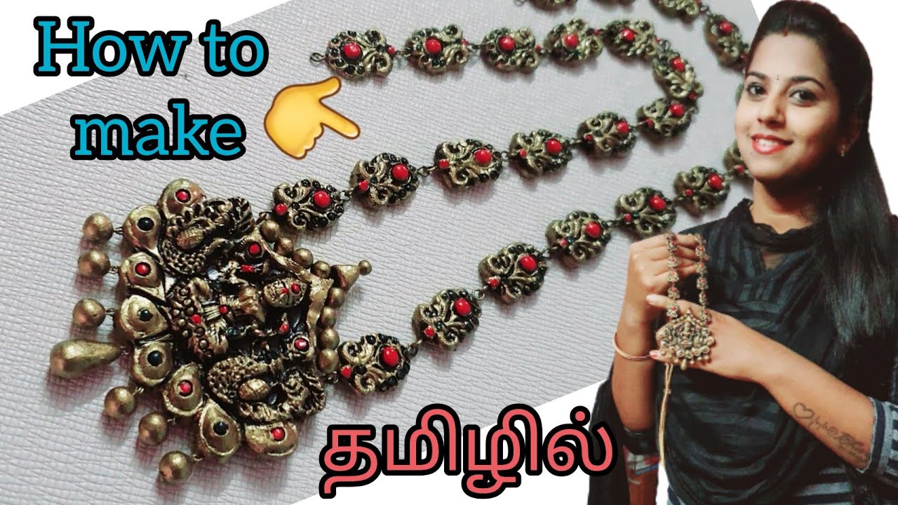 How to make terracotta grand aaram set/ @nbsterracottajewellery7307