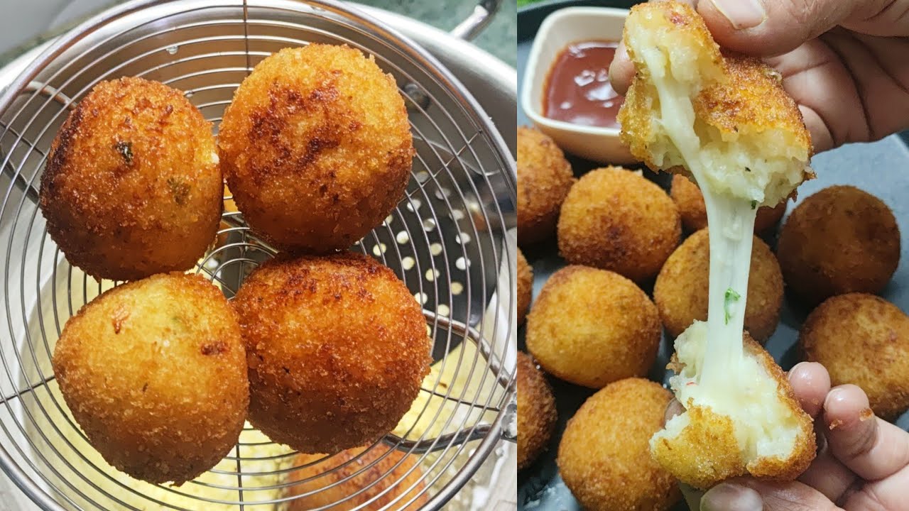 Extra Crispy & Cheesy Potato Cheese balls Recipe |freeze Ramadan special snacks|potato cheese balls