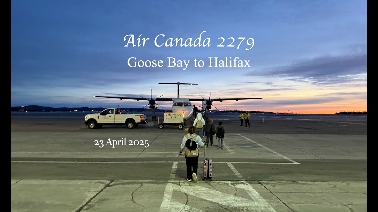 Air Canada 2279  Goose Bay to Halifax