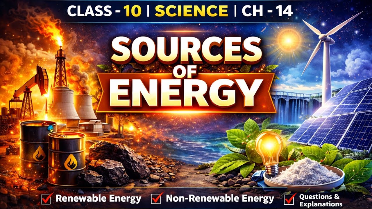 Class-10 | Ch-14 | Sources Of Energy | #class10science | #sourcesofenergy |