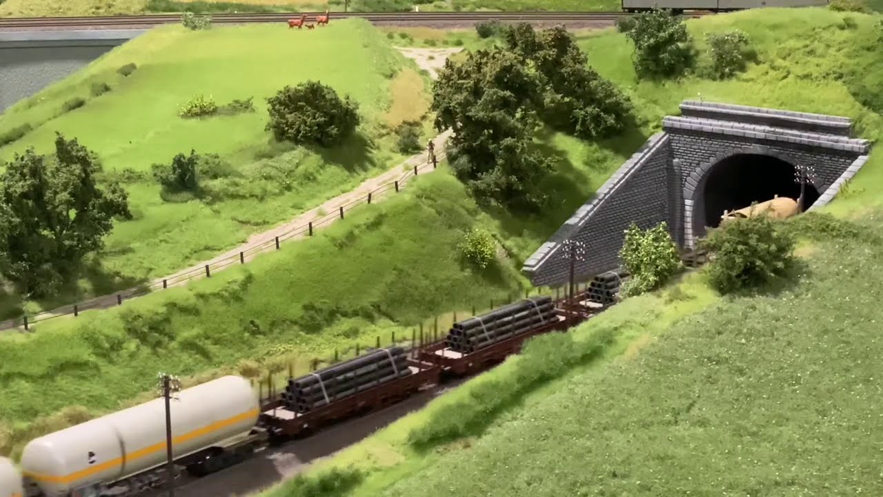 Modellbundesbahn Brakel Oktober 2020 mit Aufnahmen vom neuen Bauabschnitt