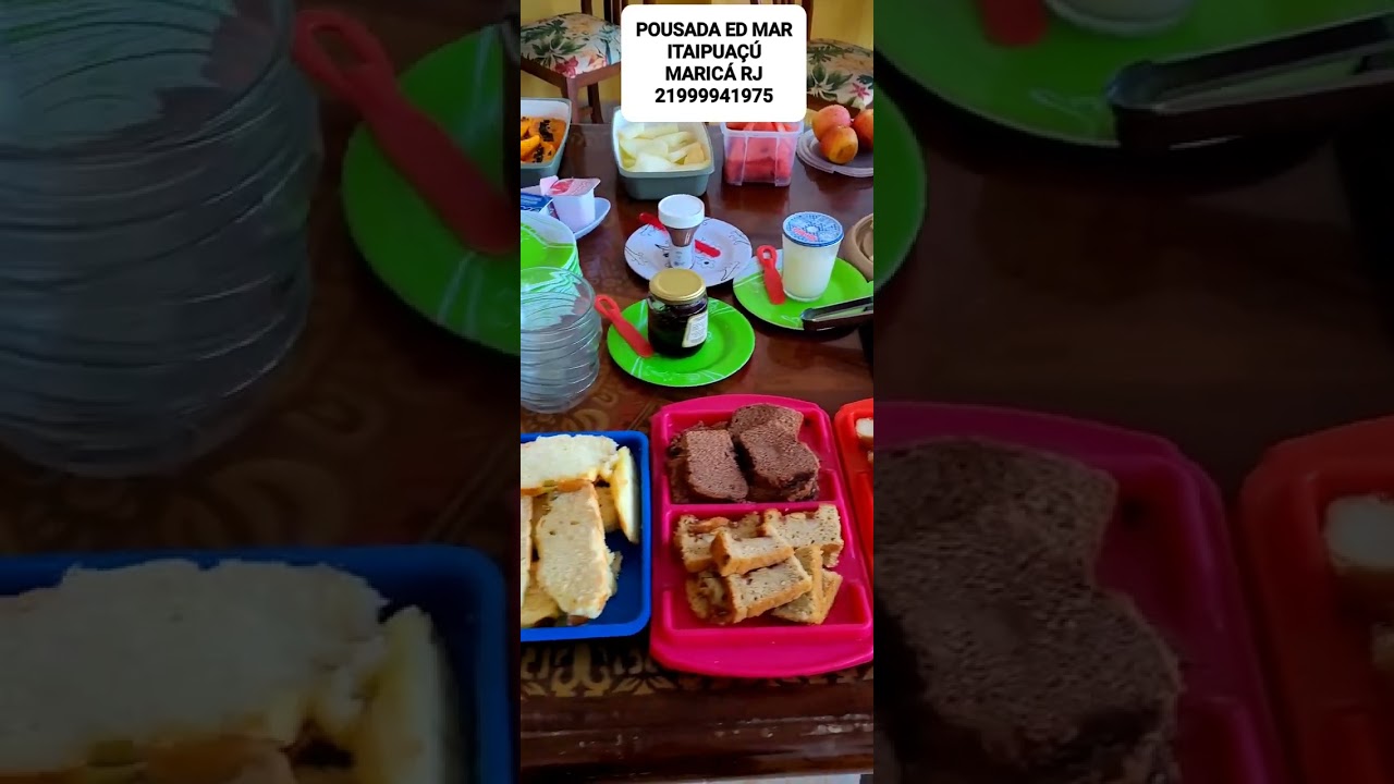 POUSADA ED MAR, A MELHOR POUSADA E O MELHOR CAF&Eacute; DA MANH&Atilde; DE ITAIPUA&Ccedil;&Uacute; - MARIC&Aacute; - RJ.