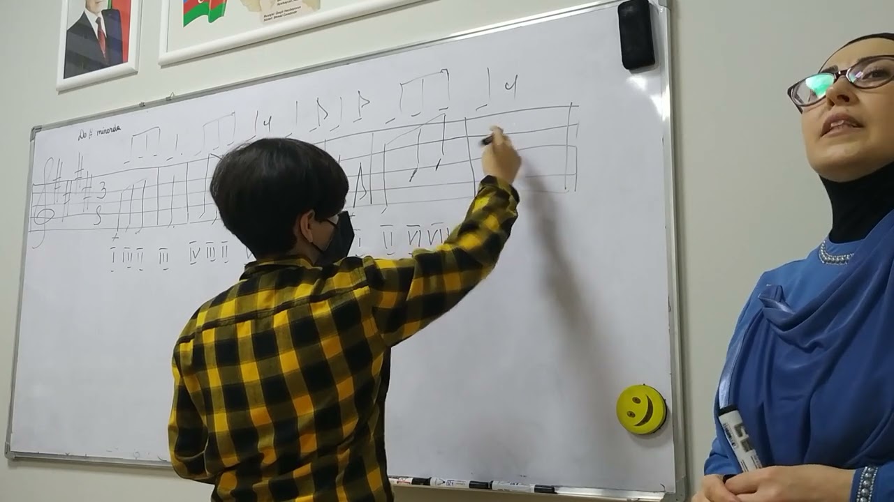 İnterval dönməsi. Verilmiş ritmik şəkillər əsasında pillə ardıcıllıqları.