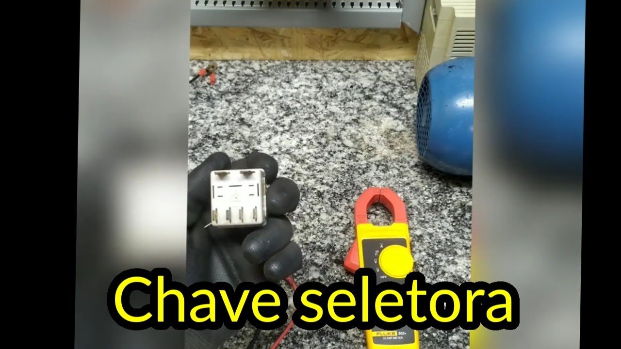 Chave seletora - Ar condicionado de janela