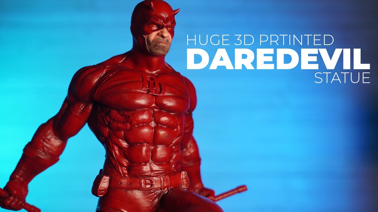 Как покрасить 3D-фигурки из смолы — Огромная статуя Сорвиголовы из Wicked 3D