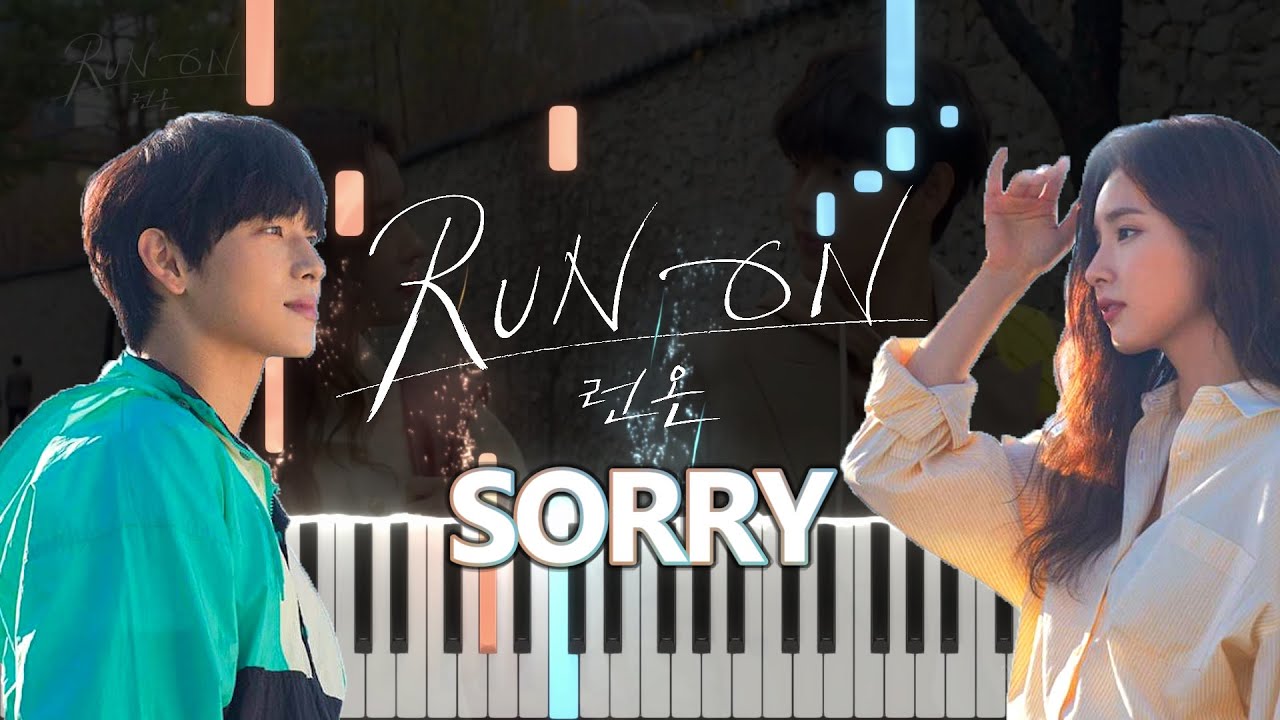 2F (신용재, 김원주) - Sorry (Piano Tutorial by Javin Tham) "Run On" (런 온) OST Part 6