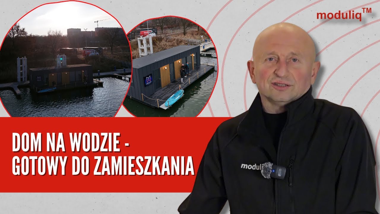 Gotowy dom pływający. Houseboat od Moduliq. Poznaj możliwości | Budownictwo modułowe 
