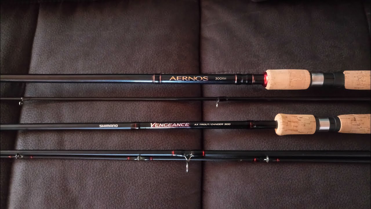 Shimano Vengeance AX Trout- Zander 300, Shimano Aernos Spinning 300XH