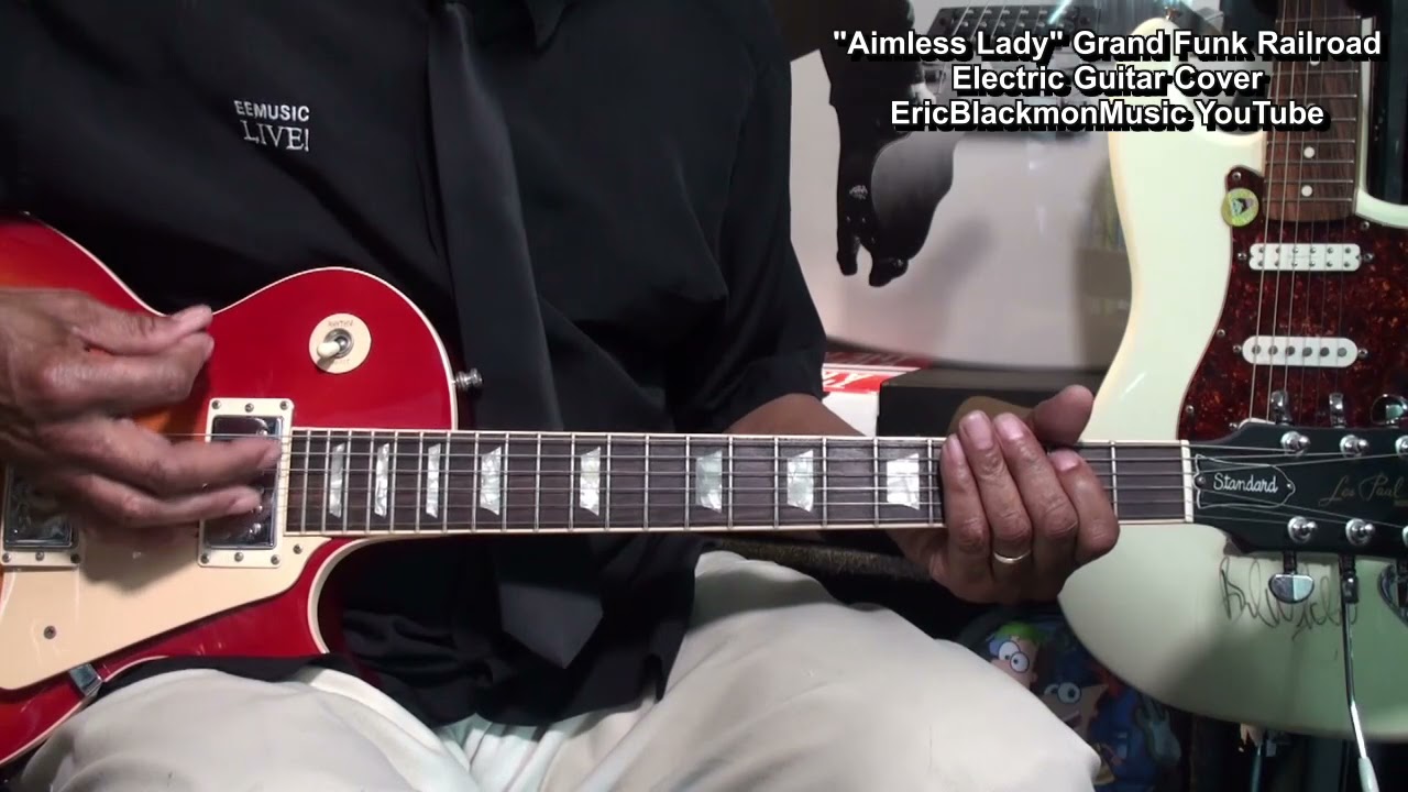 AIMLESS LADY Grand Funk Railroad Guitar COVER - LESSON LINK BELOW