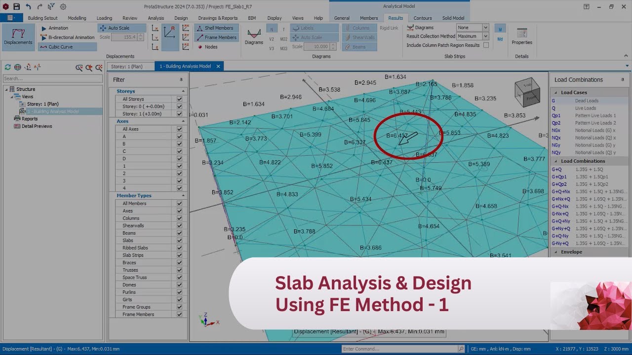 24 Slab Analysis and Design using Finite Element Method &ndash; 1