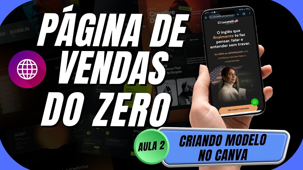 Página de Vendas do Zero  |  CRIANDO ARTE NO CANVA