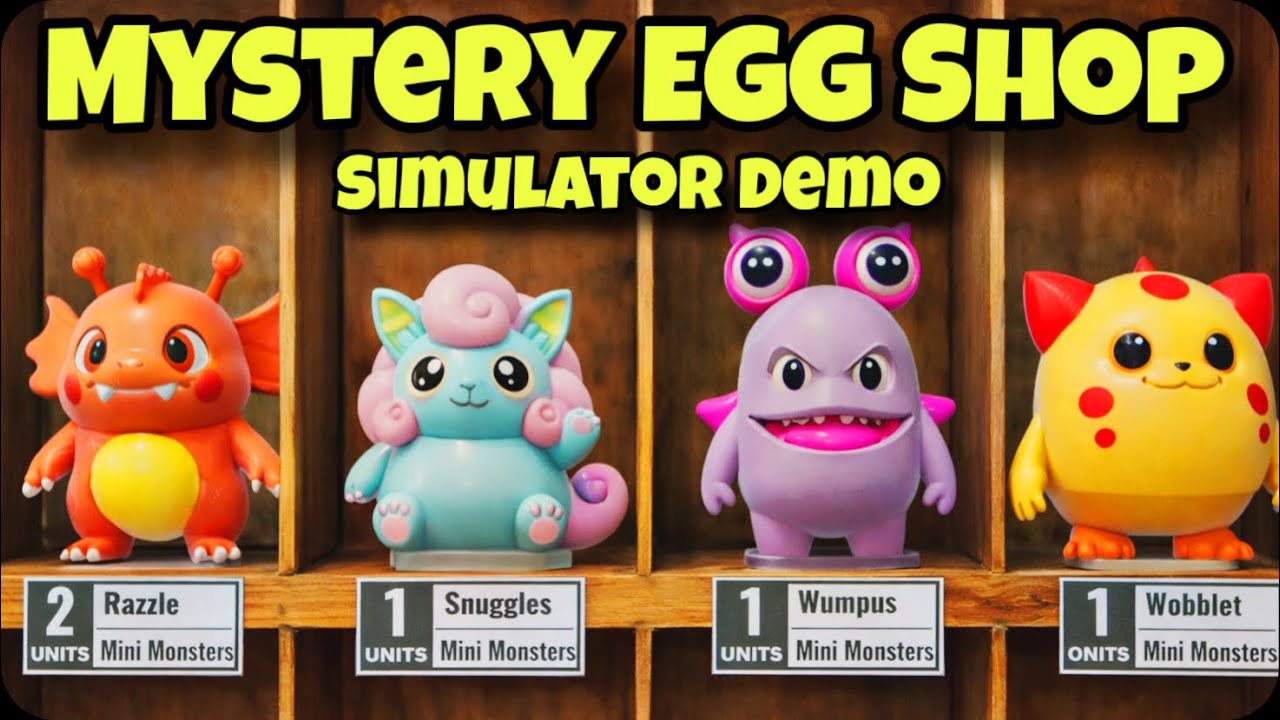 THIS GAME IS AN UNBOXING ADDICTION - Mystery Egg Shop Simulator Demo