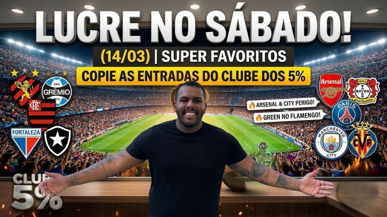 A DUPLA PERFEITA DE SÁBADO + A MINA DE GOLS NA PREMIER LEAGUE! (14/03)