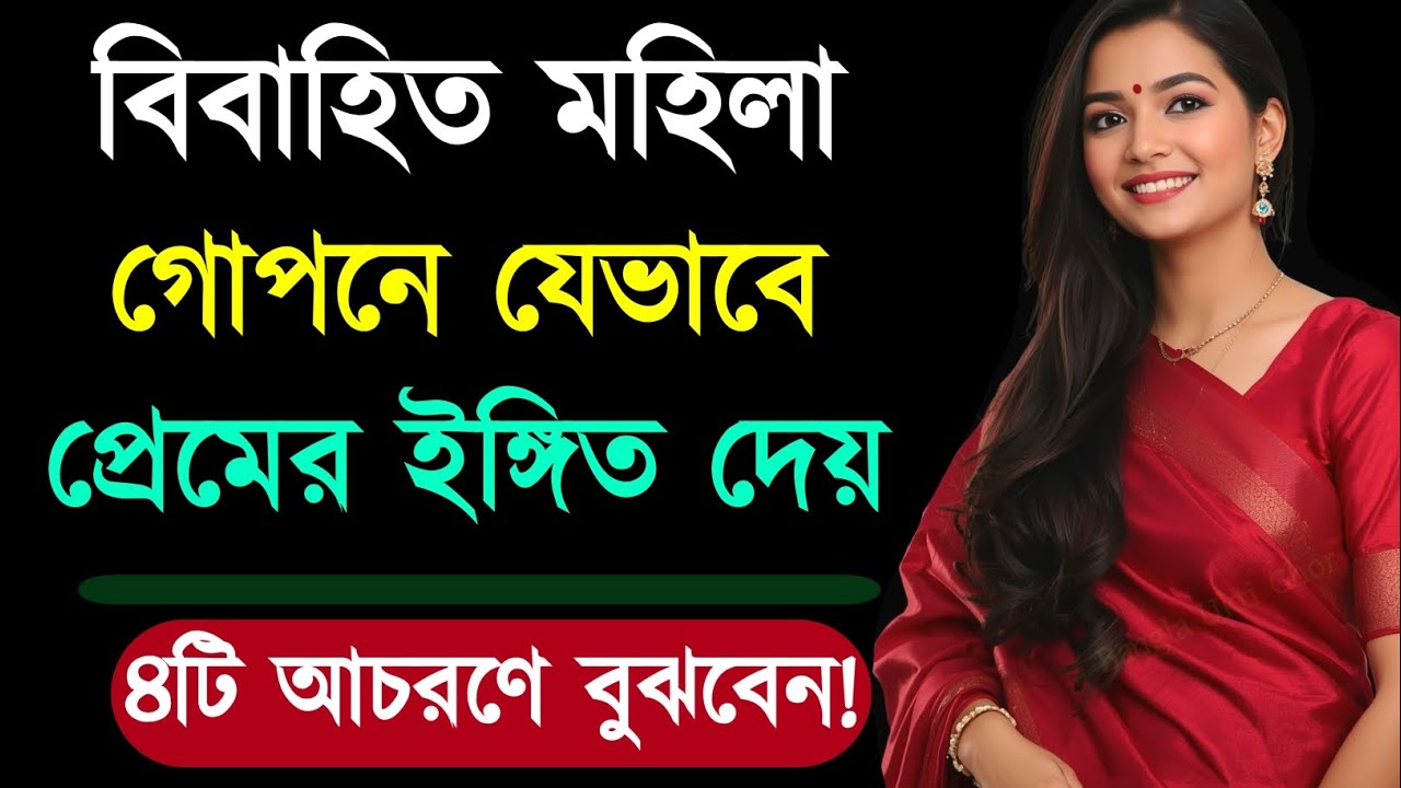 মহিলাদের প্রেম বুঝতে পারবেন ৪টি আচরণে | Relationship Advice | Love Tips | Bangla Motivational Video