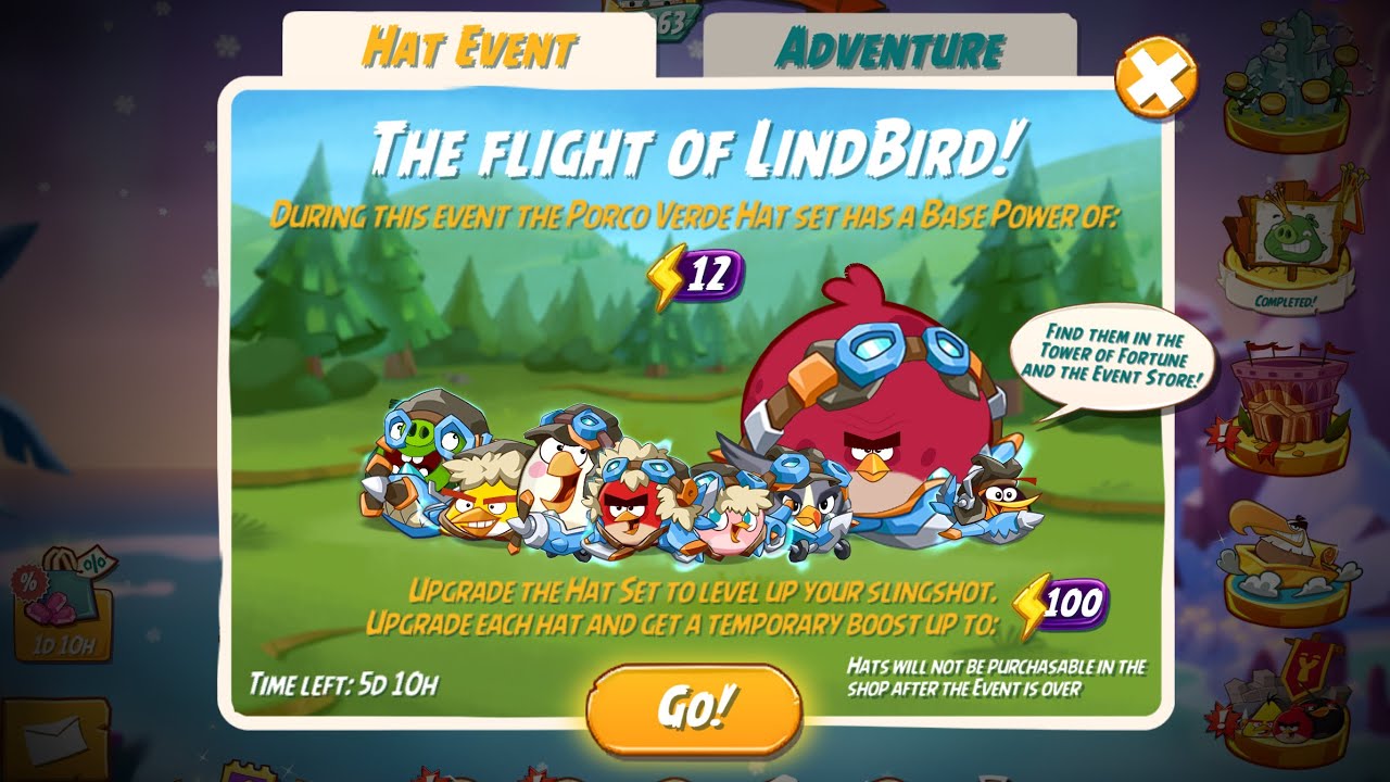 Hat Event: The Porco Verde Hat Set - Angry Birds 2 Tower of Fortune