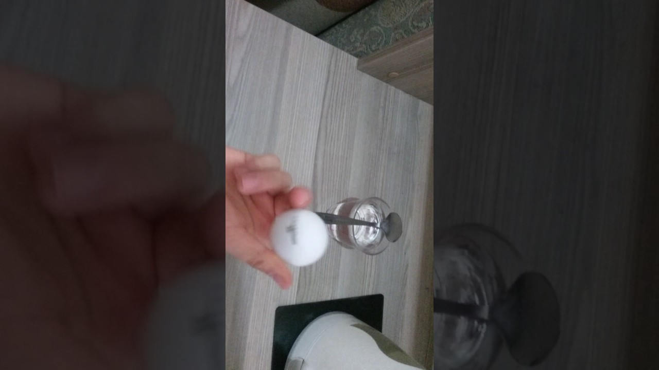 ezilmiş pin pon topu