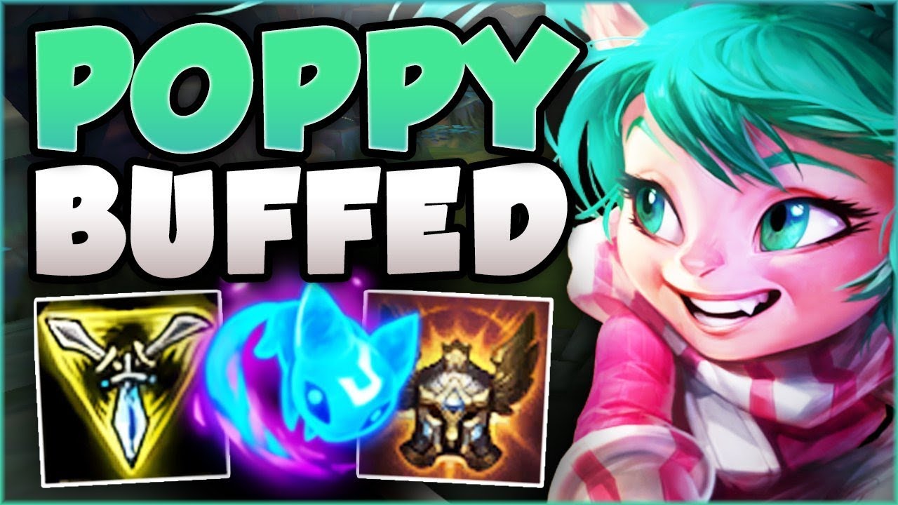 WTF! POPPY NO LONGER A TANK AFTER THESE BUFFS? POPPY SEASON 8 TOP GAMEPLAY! - League of Legends