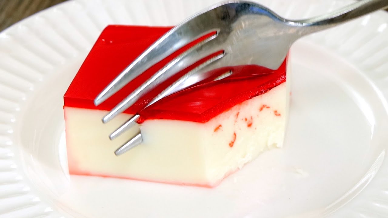 Soft Milk Pudding Recipe | How to make Layered Milk Pudding