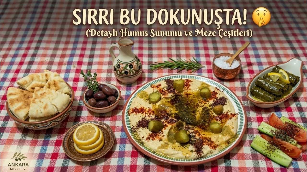 Evde Tam Kıvamında Humus Yaptım! 😍