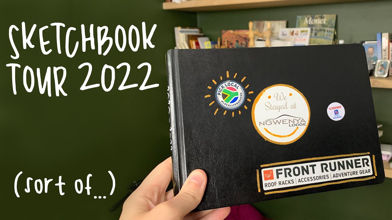 Sketchbook Tour 2022 // Ink and Watercolour (with a touch of gouache)