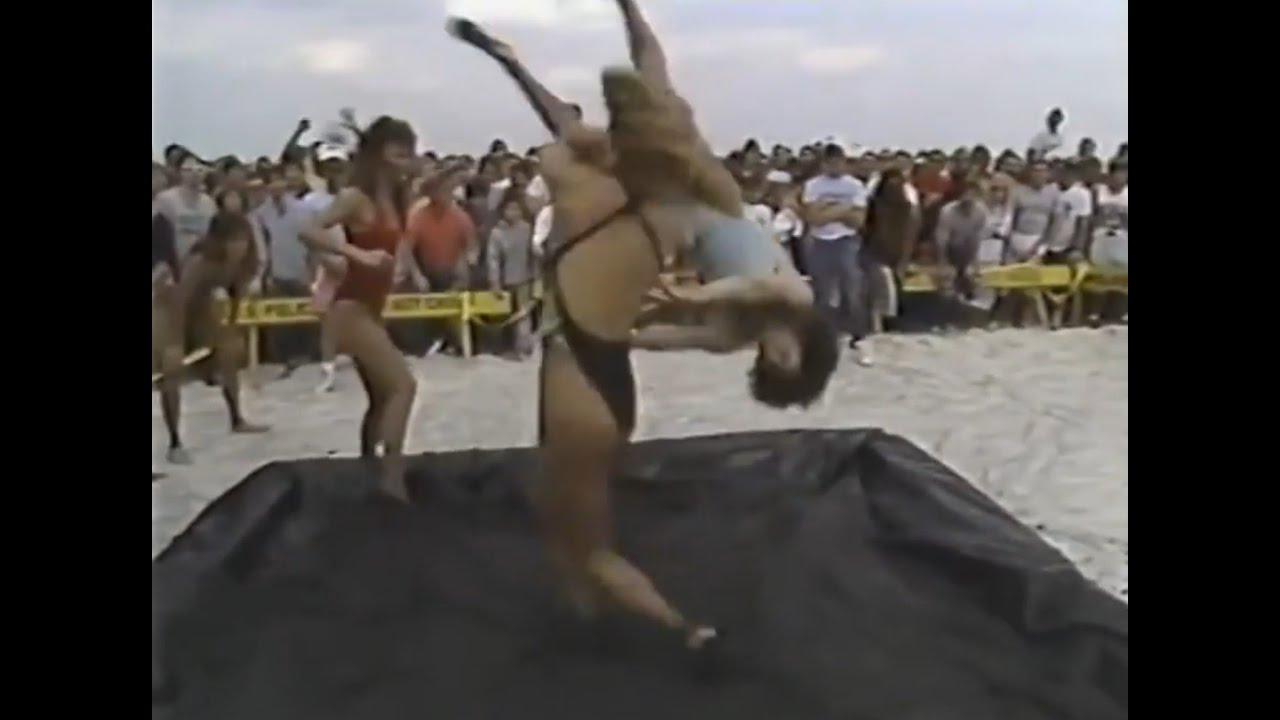 Mud wrestling from Spring Break 1988