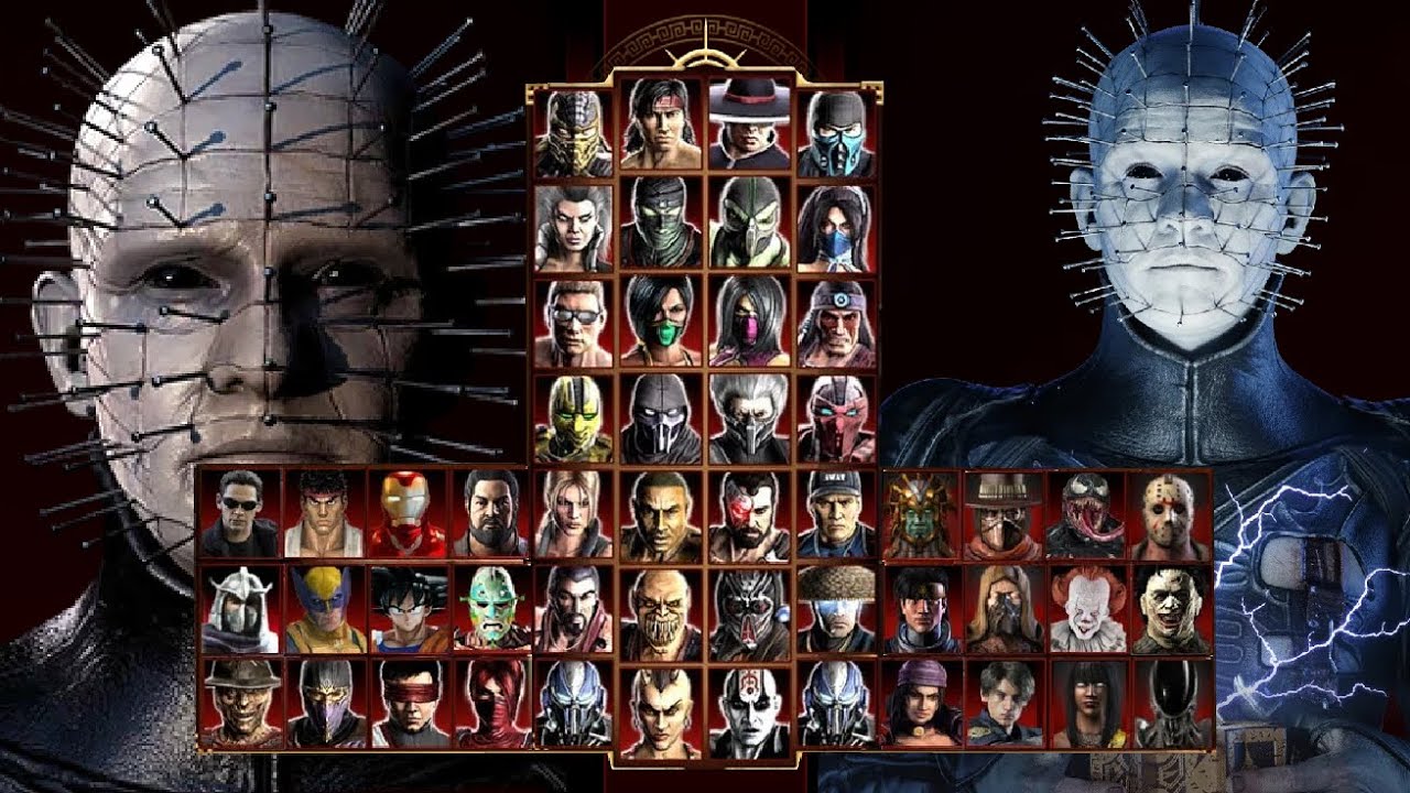 Mortal Kombat 9 - PINHEAD (Hellraiser) MOD - Expert Arcade Ladder - Gameplay @ (1080p) - 60ᶠᵖˢ ✔