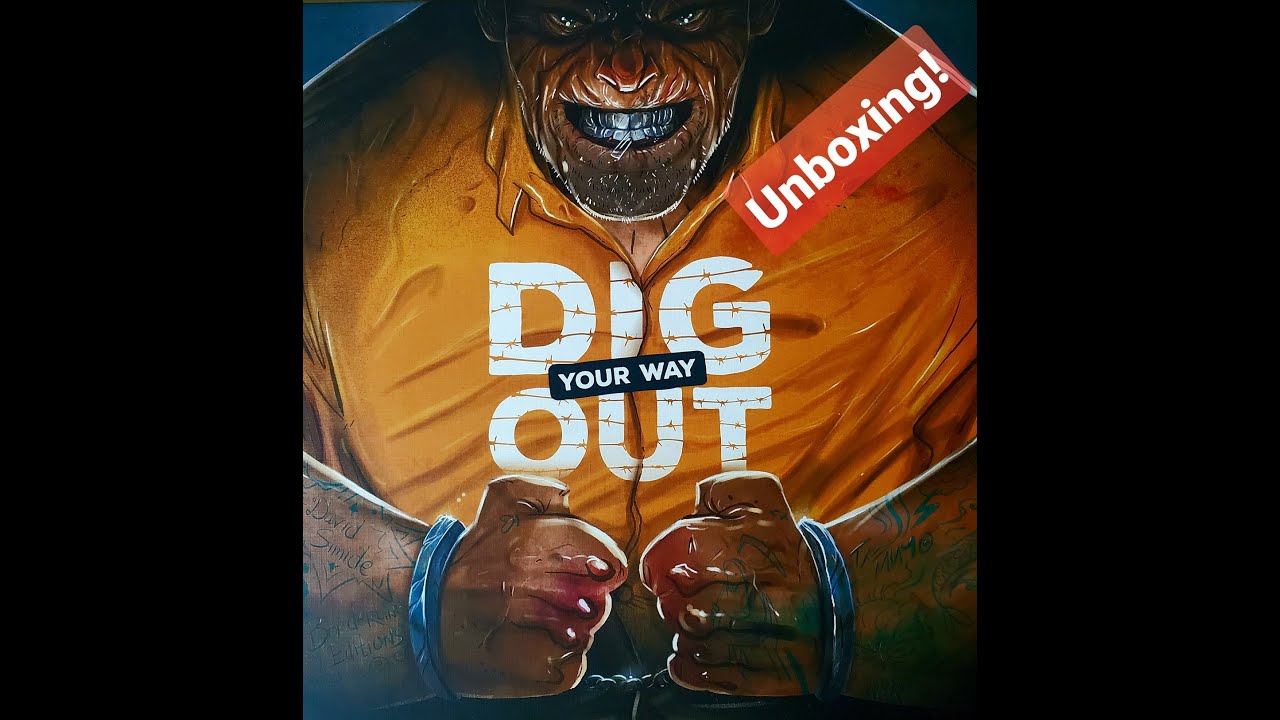 Dig Your Way Out - Prison Escape Board Game. Unboxing Video!