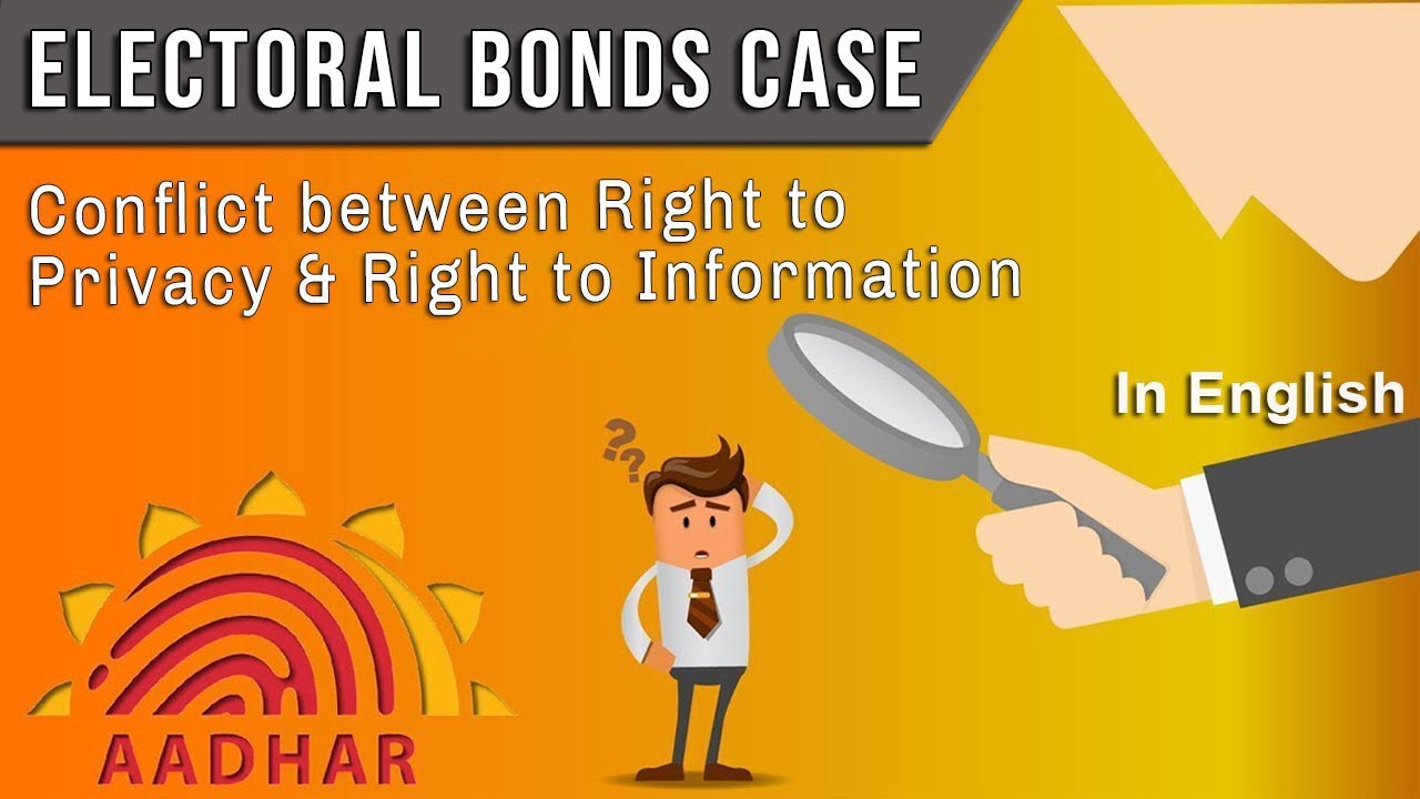 Electoral Bonds Case, Conflict between Right to Privacy & Right to Information, Current Affairs 2019