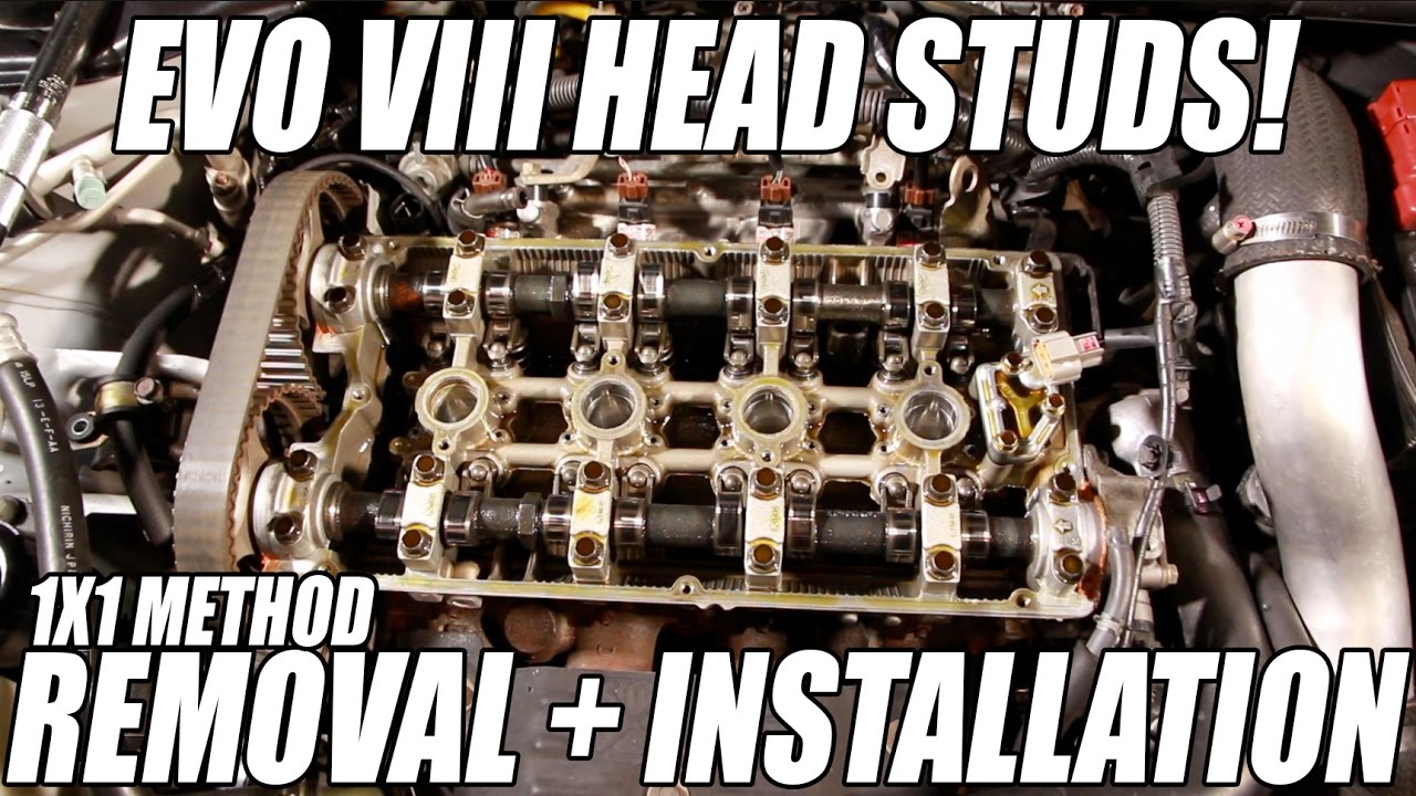 HOW TO: EVO 8 HEADSTUD INSTALLATION 1X1 METHOD