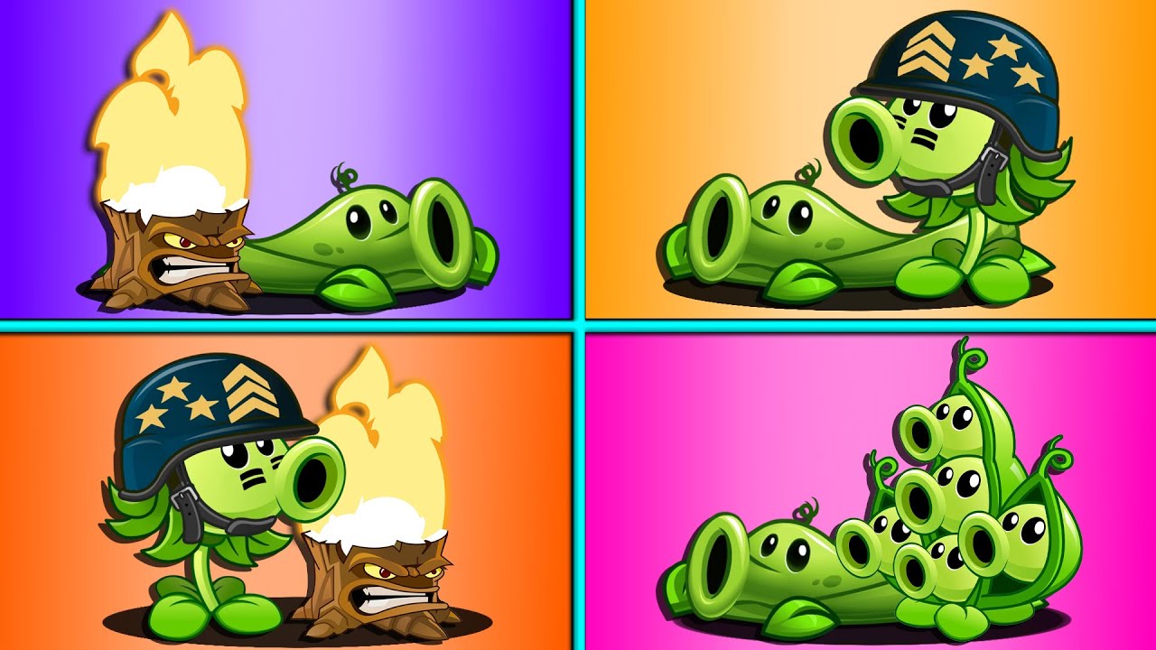 Best Pair PEA Plants Battlez - Who Will Win? - PvZ 2 Team Plant vs Team Plant
