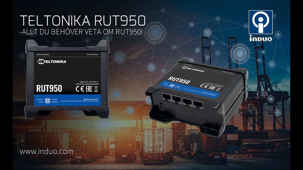 Teltonika RUT950 4G router förklarat