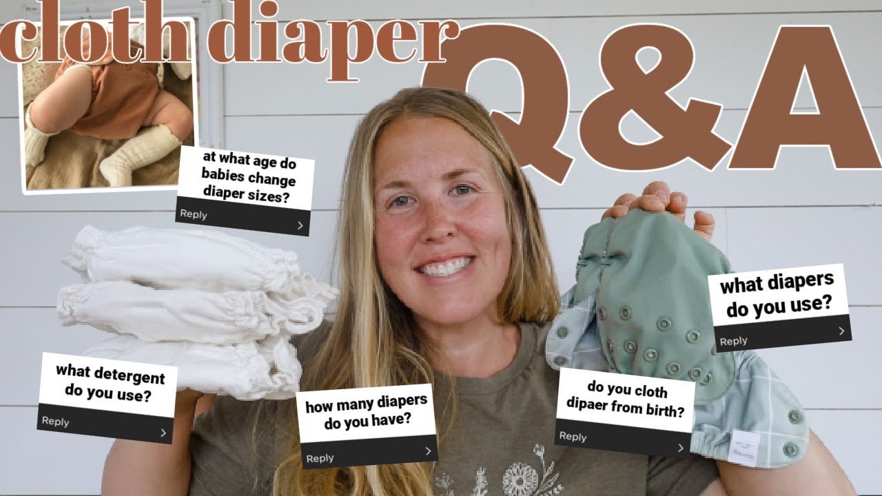 Cloth Diaper Q&A  //How to Cloth Diaper // What I’ve learned cloth diapering 3 kids!