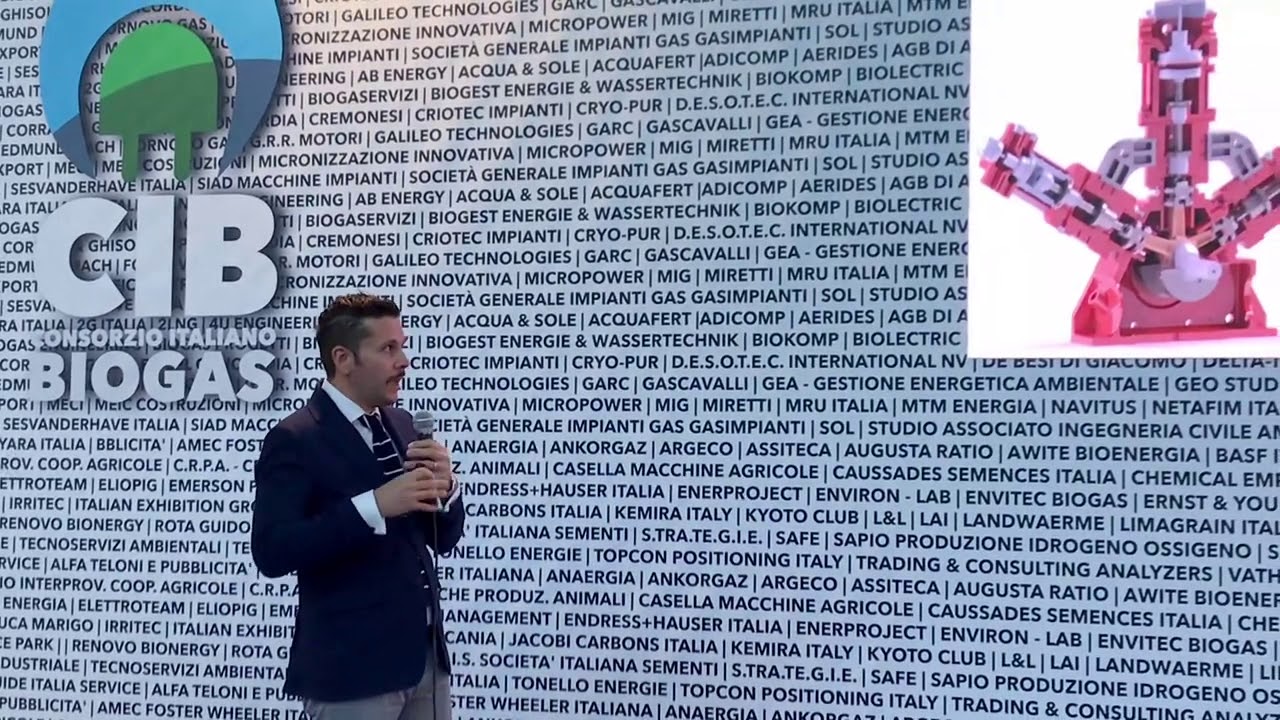 Michele Mori, Responsabile Commerciale Italia  Fornovo Gas alla Fiera Ecomondo 2019 - CIB.