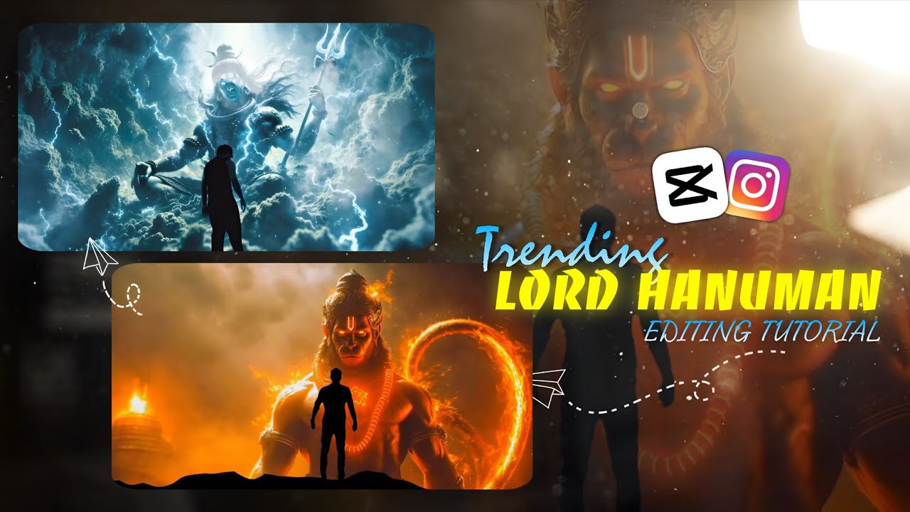 Trending Lord Hanuman Reel Editing🔥 | CapCut Viral God Reel Tutorial | Instagram Trending Reels Edit