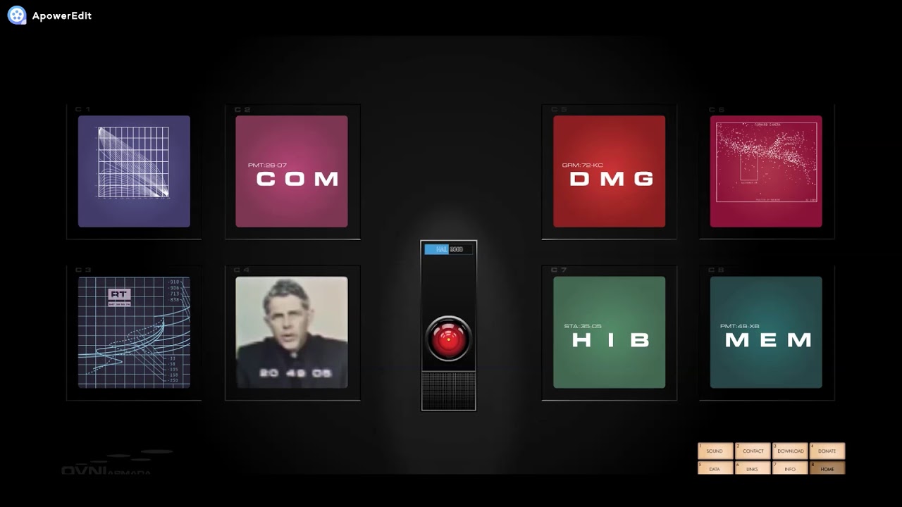 HAL9000  FHD Display Screensaver [About 3 Hours]