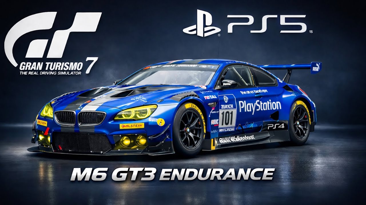 🏁 BMW M6 GT3 Endurance | 1 kolo – 24H Nürburgring Nordschleife🇩🇪 | GT 7 (PS5) Logitech G29 🏁