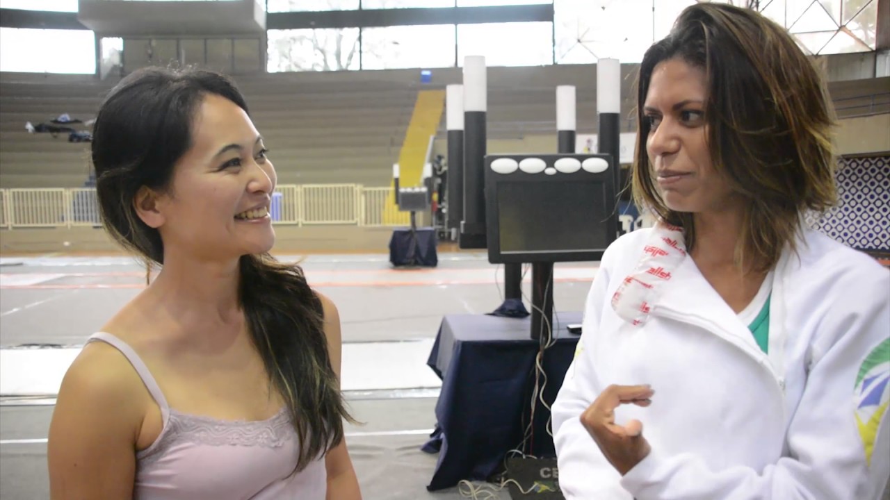 Luciane Ogata entrevista com a atleta ol&iacute;mpica da esgrima Tha&iacute;s Rochel
