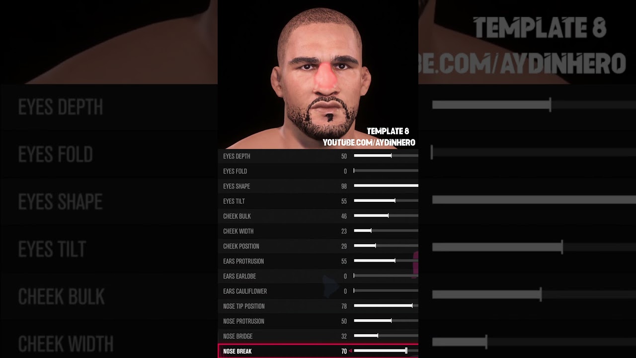 How to make Badr Hari in UFC 5 (CAF Formula)