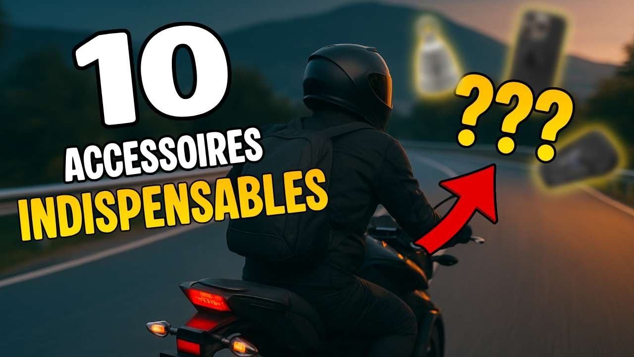 LES 10 ACCESSOIRES INDISPENSABLES POUR LA MOTO !