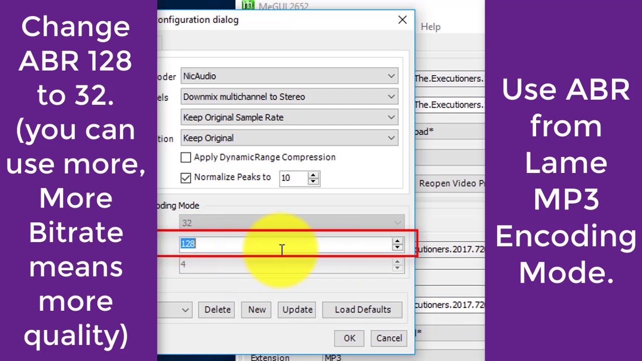 How to Encode 100MB Mobile HEVC Movies / Video Using MeGUI