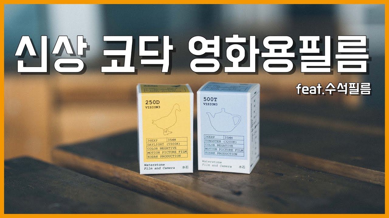 새로나온 코닥 비전3 영화용필름 - 이제 그냥 일반현상 맡기세요