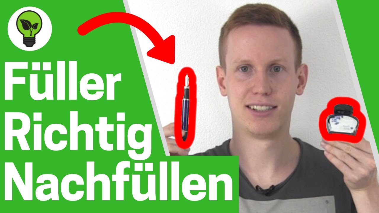 F&uuml;ller Nachf&uuml;llen ✅ULTIMATIVE ANLEITUNG: Wie Kolbenf&uuml;ller mit Konverter & Tintenfass Richtig F&uuml;llen?