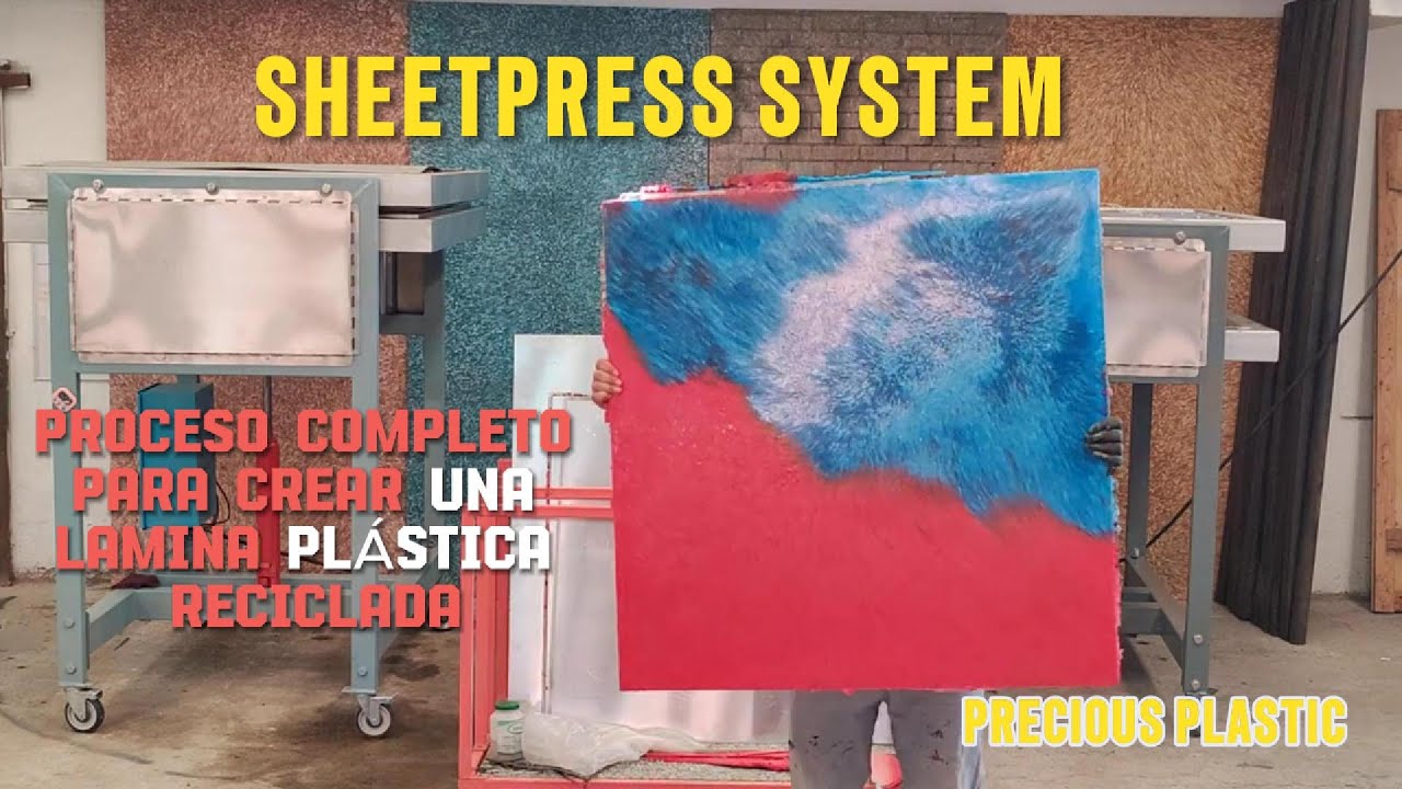 Transforma residuos en Láminas plásticas | Guía Completa Sheet Press Precious Plastic