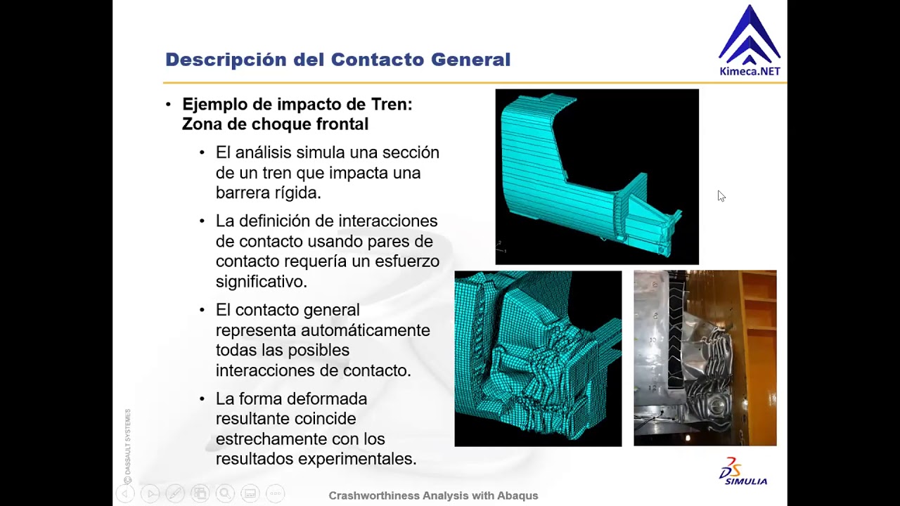Contacto General vs. Pares Contacto en Abaqus