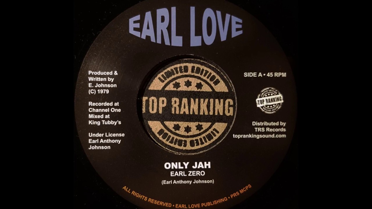 EARL ZERO - Only Jah [1979]