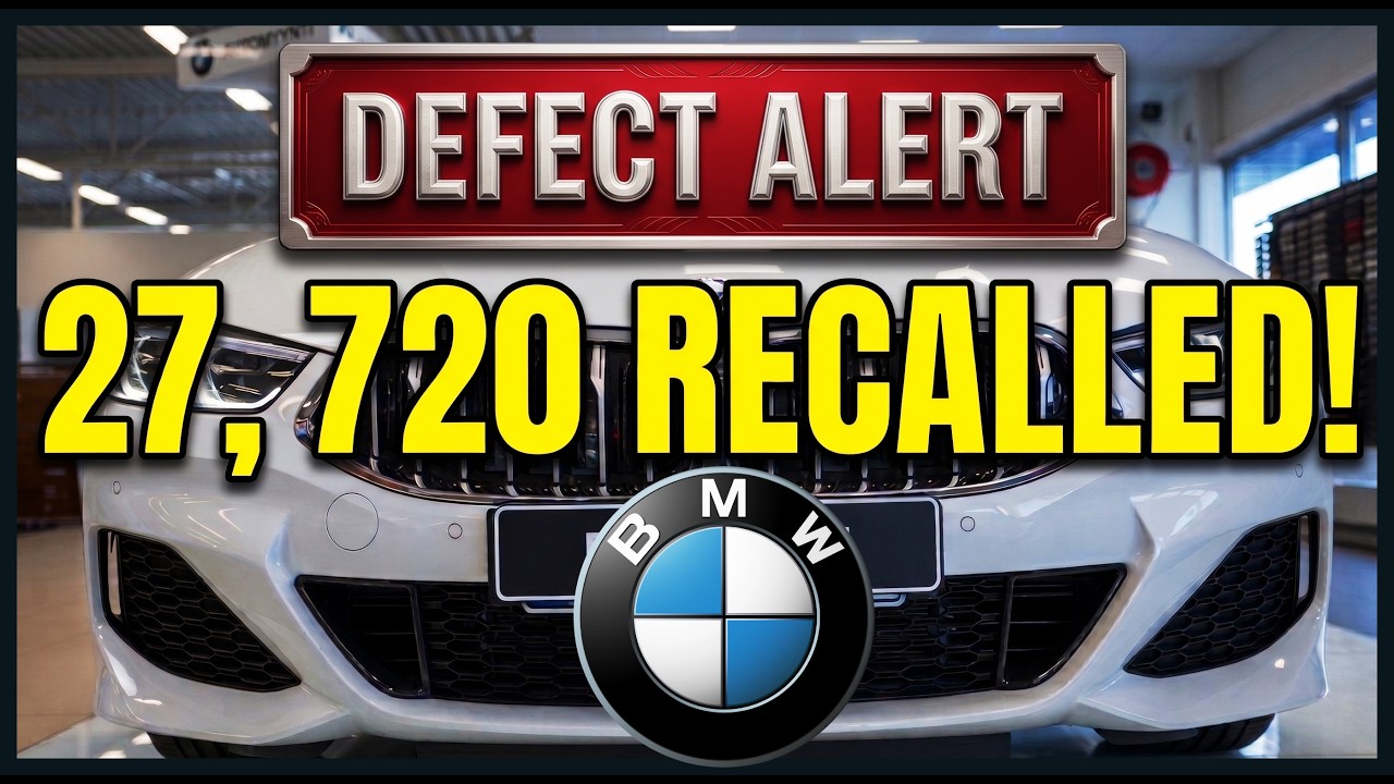 BMW's Massive Mechanical Failure: 27, 720 Luxury Cars Recalled!