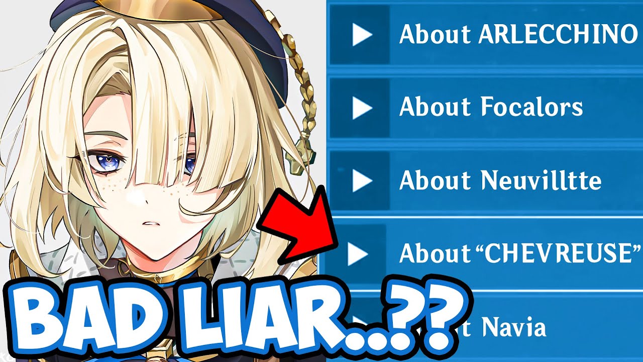 FREMINET Talks About CHEVREUSE, ARLECCHINO, FURINA & Others Genshin Impact Lore FREMINET Voice Line